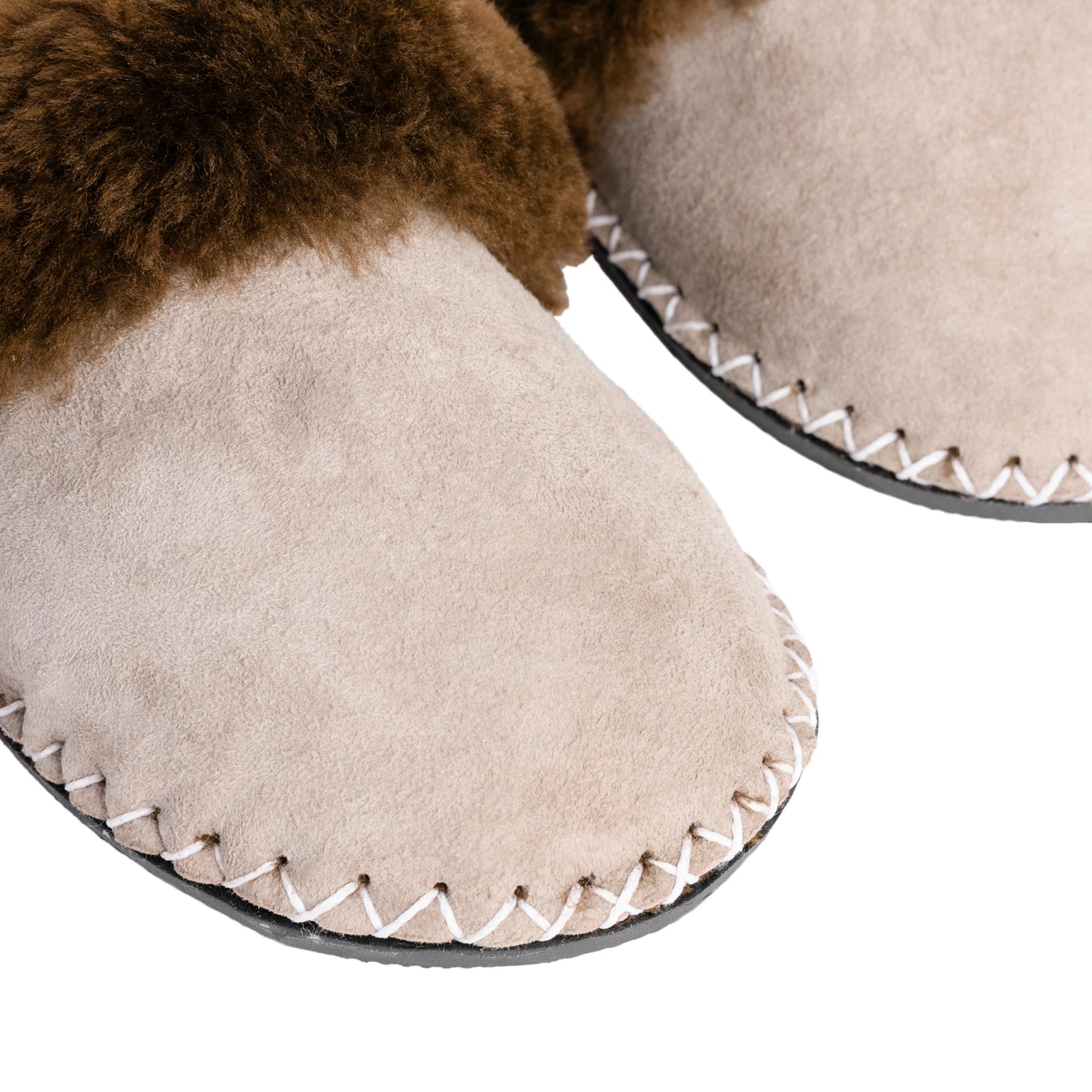 Adult Slip-on Slipper | Lions Head Range | Dark Brown