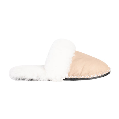 Adult Slip-on Slipper | Lions Head Range | Tan