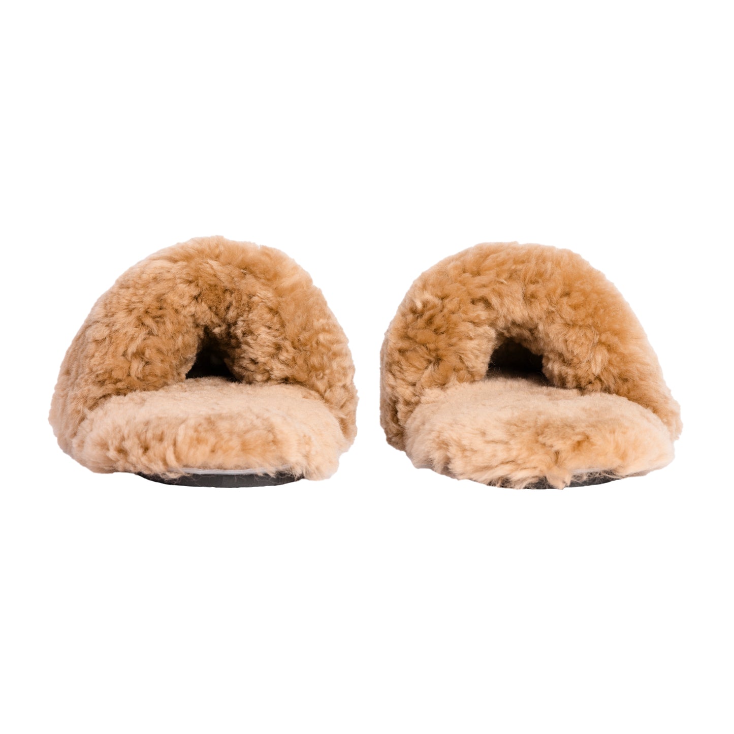 Adult Slip-on Slipper | Lions Head Range | Camel