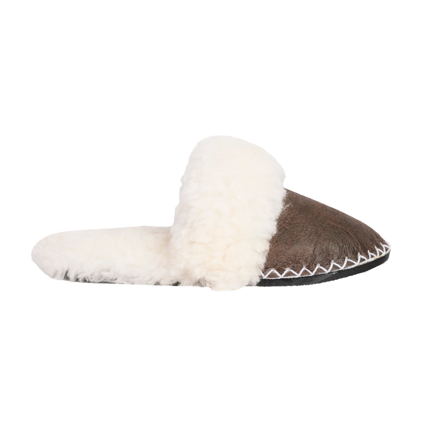 Adult Slip-on Slipper | Lions Head Range | Chocolate